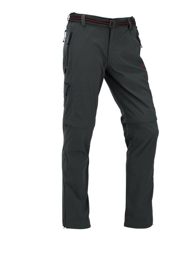 Maul Wanderhose Ontario II 2in1 Zipp off - lange Hose+Bermuda - schwarz Herren